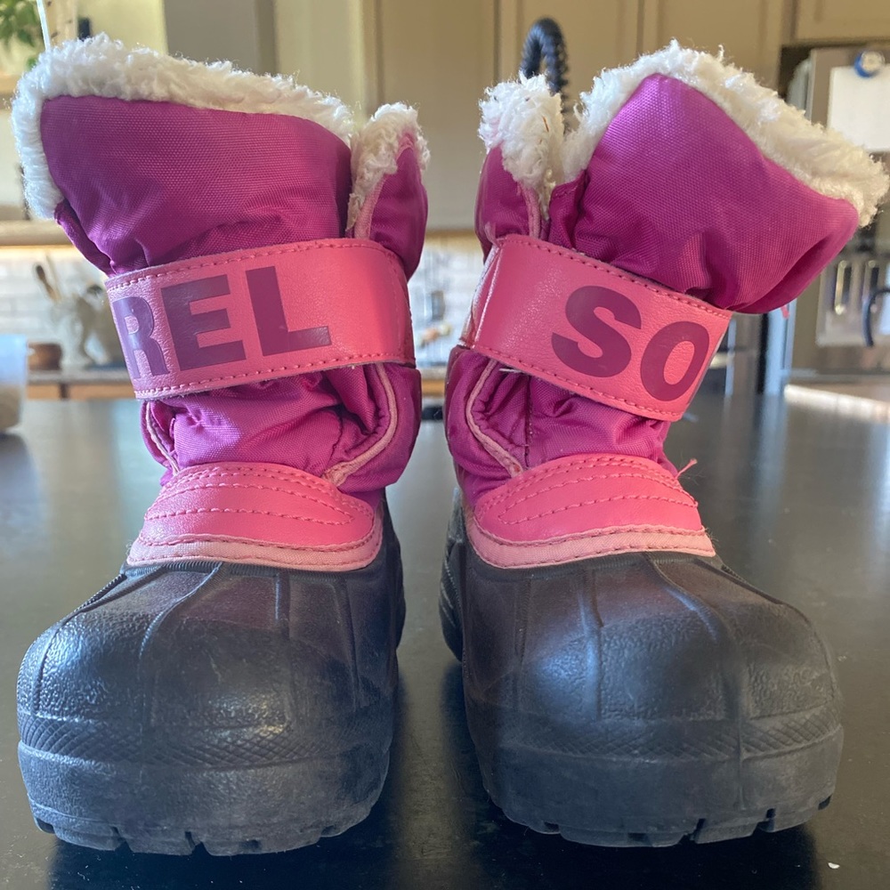 SOREL Girls Pink Snow Boots